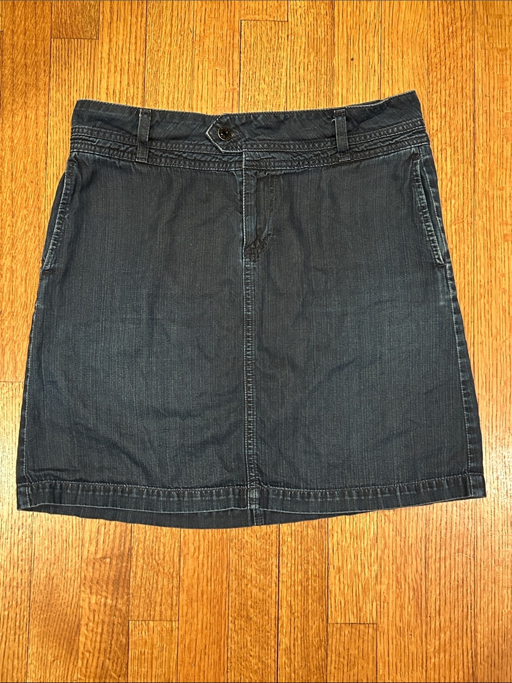 AG Adriano Goldschmied Blue Denim Mini Skirt
